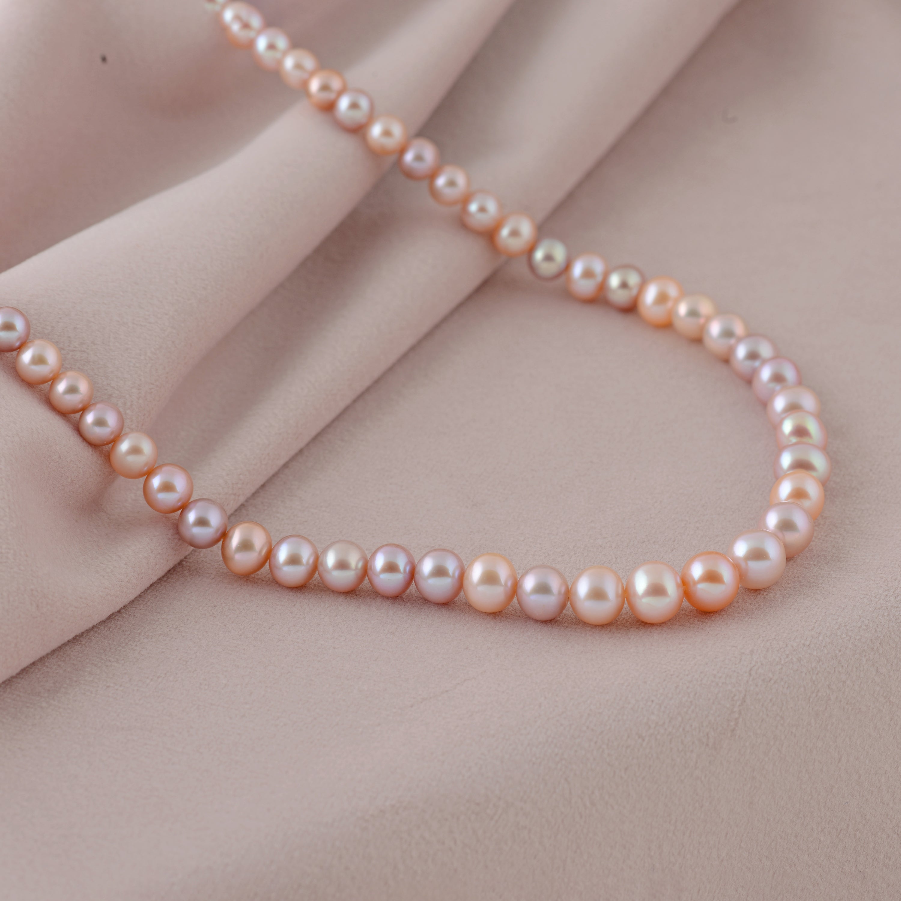 Naturally Lavender Graduation Pearl Strand - Krishna Jewellers Pearls and Gems
